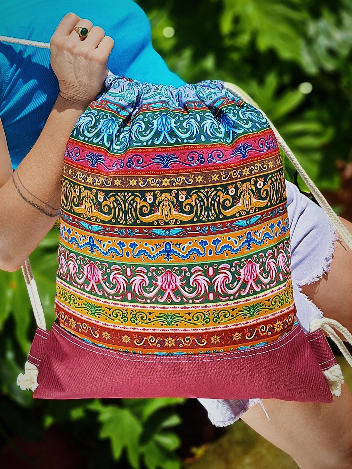 <tc>MANDALAS DEL JARDIN STRING BAGS</tc>