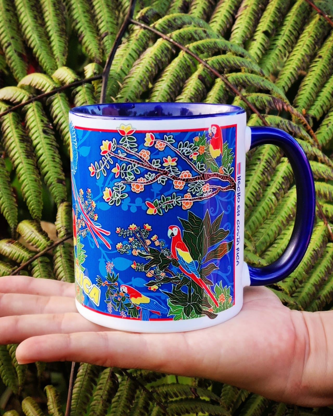 TAZA LAPAS AZULES