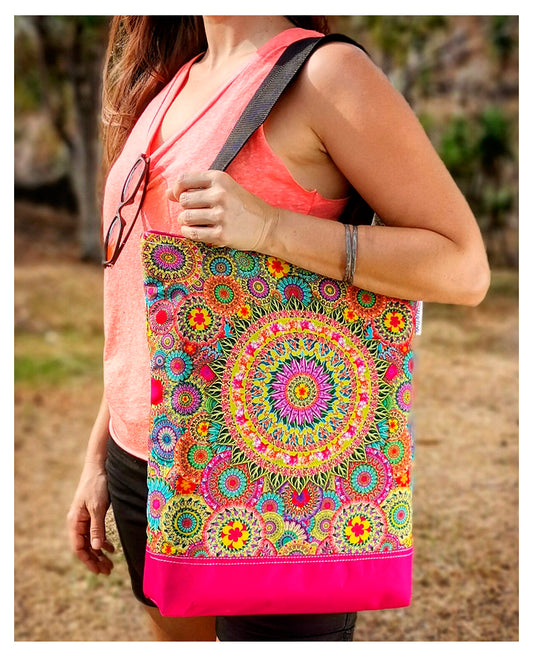 Bolso de hombro Mandalas del Jardín